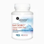Krill Oil NKO Omega 3 z Astaksantyną, 500 mg 60 caps. - Aliness