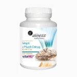 Wapń z muszli ostryg z K2 MK7 i D3 x 100 tabletek, Aliness