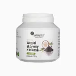 Węgiel aktywny z kokosa (FOOD GRADE) proszek 200g, Aliness