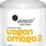 Vegan Omega 3 FORTE DHA 500 mg x 60 vege caps - Aliness