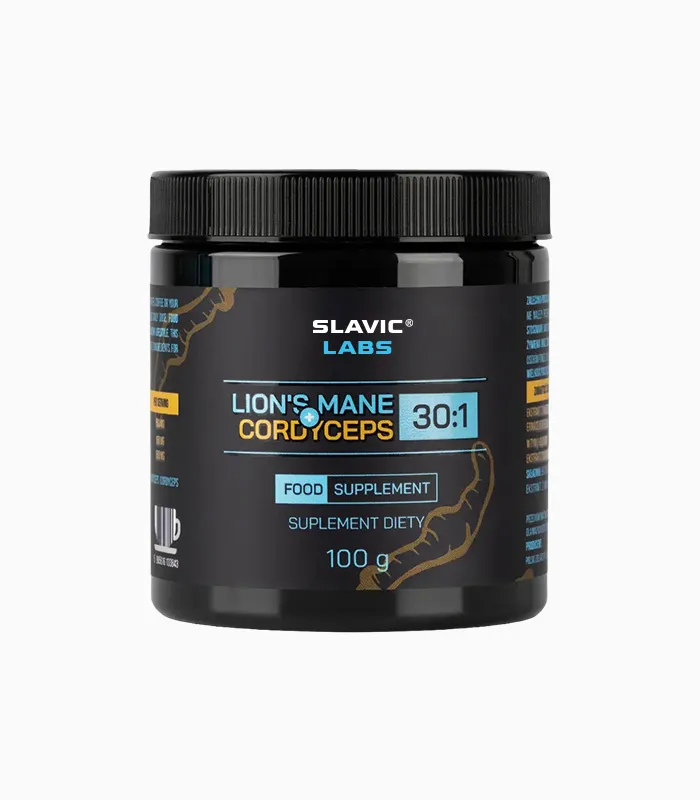 Lion’s Mane + Cordyceps DER 30:1 100g - Slavic Labs - obrazek 1